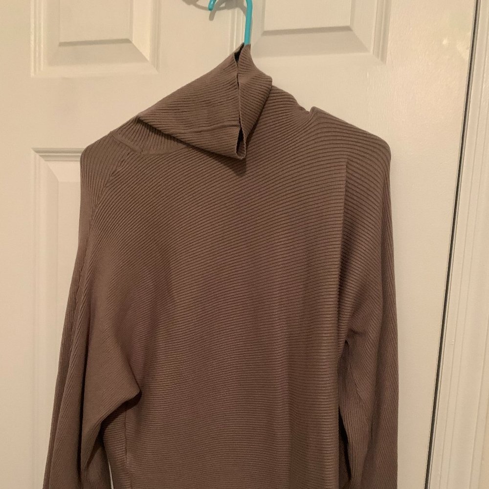 Brown Turtle Neck Sweater